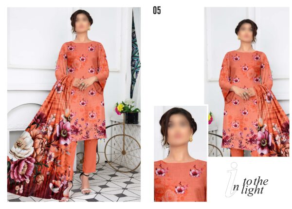 Suraj Mukhi Mid-Summer Collection 2025 by Hafsa Collection – Asif Saeed, Volume 296 – Ten Designs, Ten Colors - Image 10