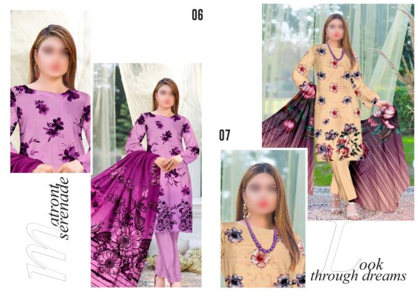Suraj Mukhi Mid-Summer Collection 2025 by Hafsa Collection – Asif Saeed, Volume 296 – Ten Designs, Ten Colors - Image 5