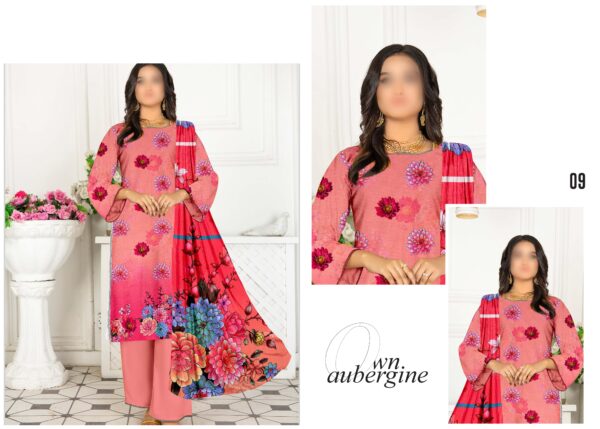 Suraj Mukhi Mid-Summer Collection 2025 by Hafsa Collection – Asif Saeed, Volume 296 – Ten Designs, Ten Colors - Image 7